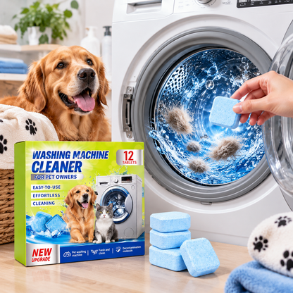 Washing Machine Cleaner Tablets for Pet Owners